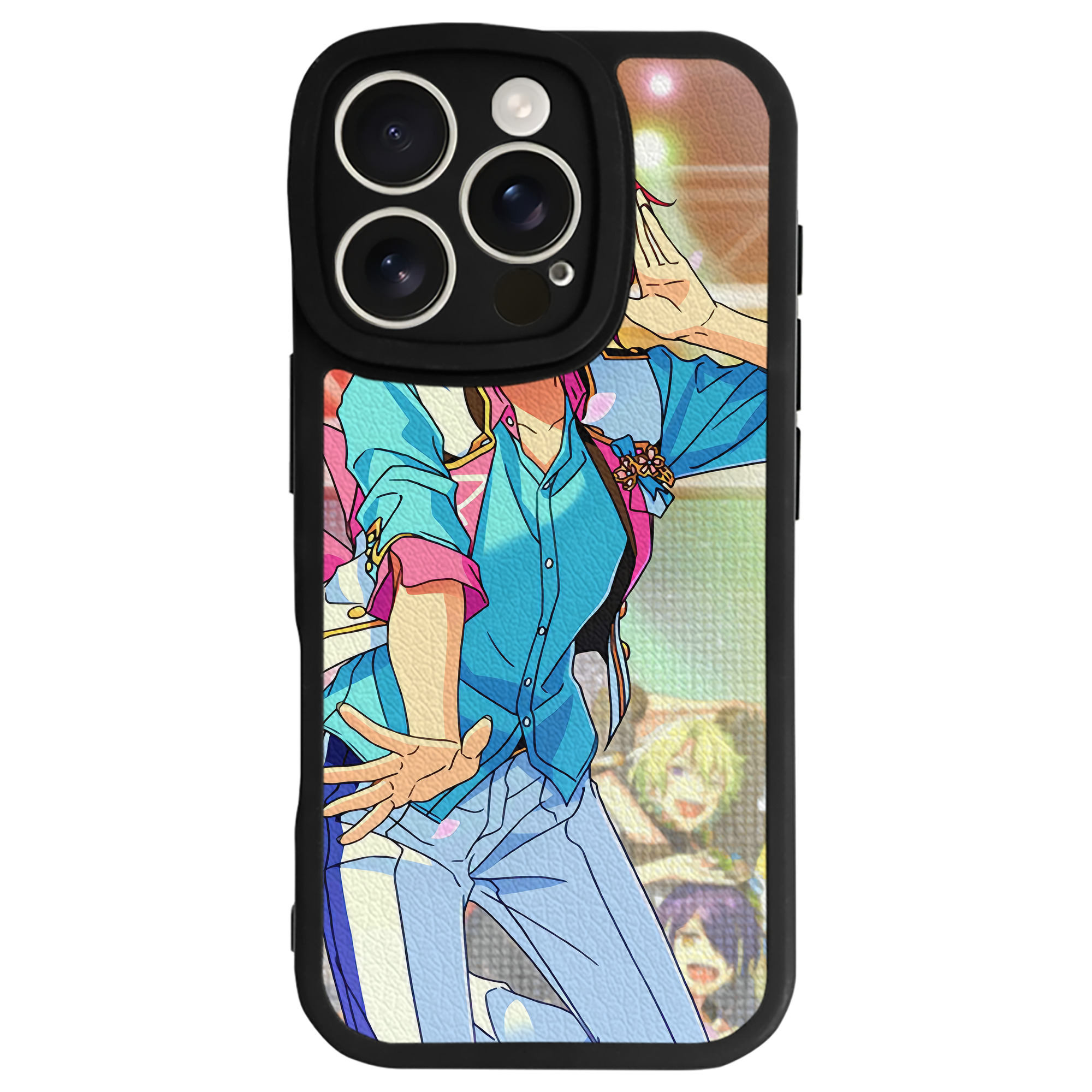 （画像用） あんさんぶるスターズ! Ensemble Stars 【iPhone 16シリーズ対応】シリコンスマホケース（レザー調） 材質：シリコン
